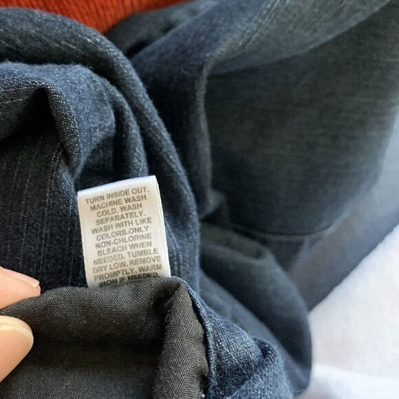 Cato Women’s Jeans Size 12 Petite Blue Dark Wash Straight Leg - Picture 6 of 6